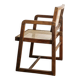Mid Century Wooden "Box Chair" in Teak by Pierre Jeanneret, 1950s