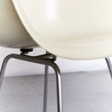 Off-White Dax Fiberglas Chair by Charles & Ray Eames for Herman Miller
