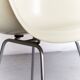 Off-White Dax Fibreglass Chair by Charles & Ray Eames for Herman Miller