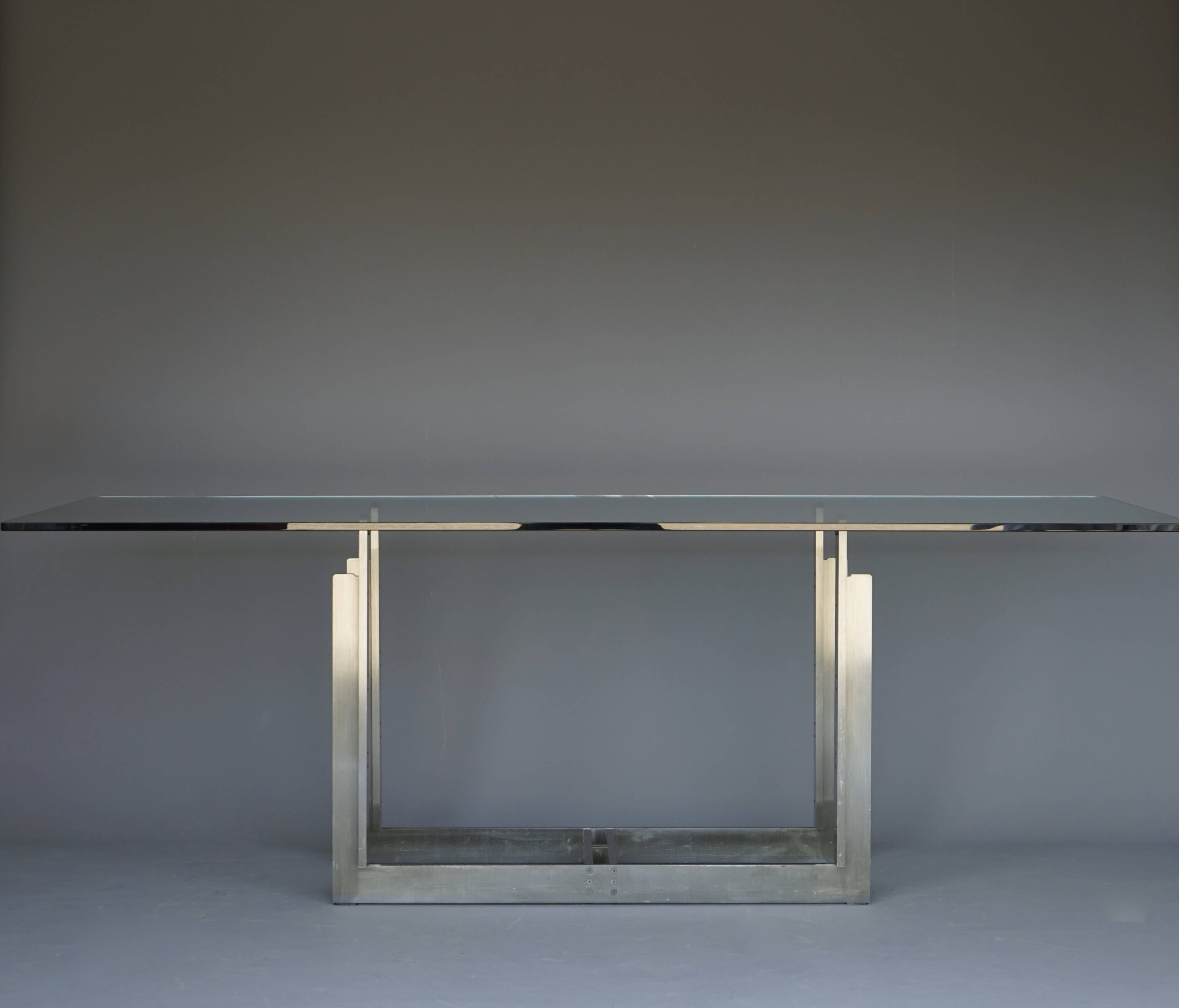 Dining table Sarpi by Carlo Scarpa for Simon Gavina, 1970s.