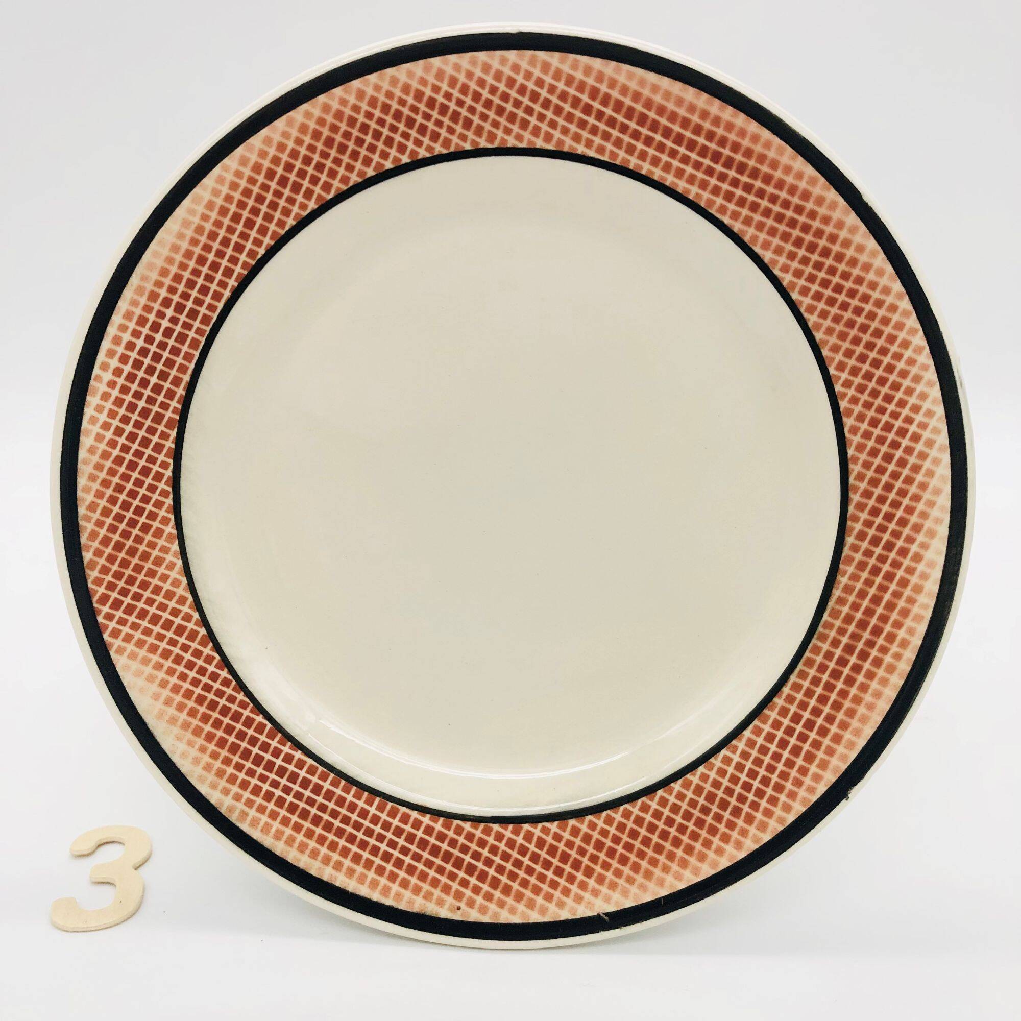 6 dessert plates Nidervillier, model Fanny.