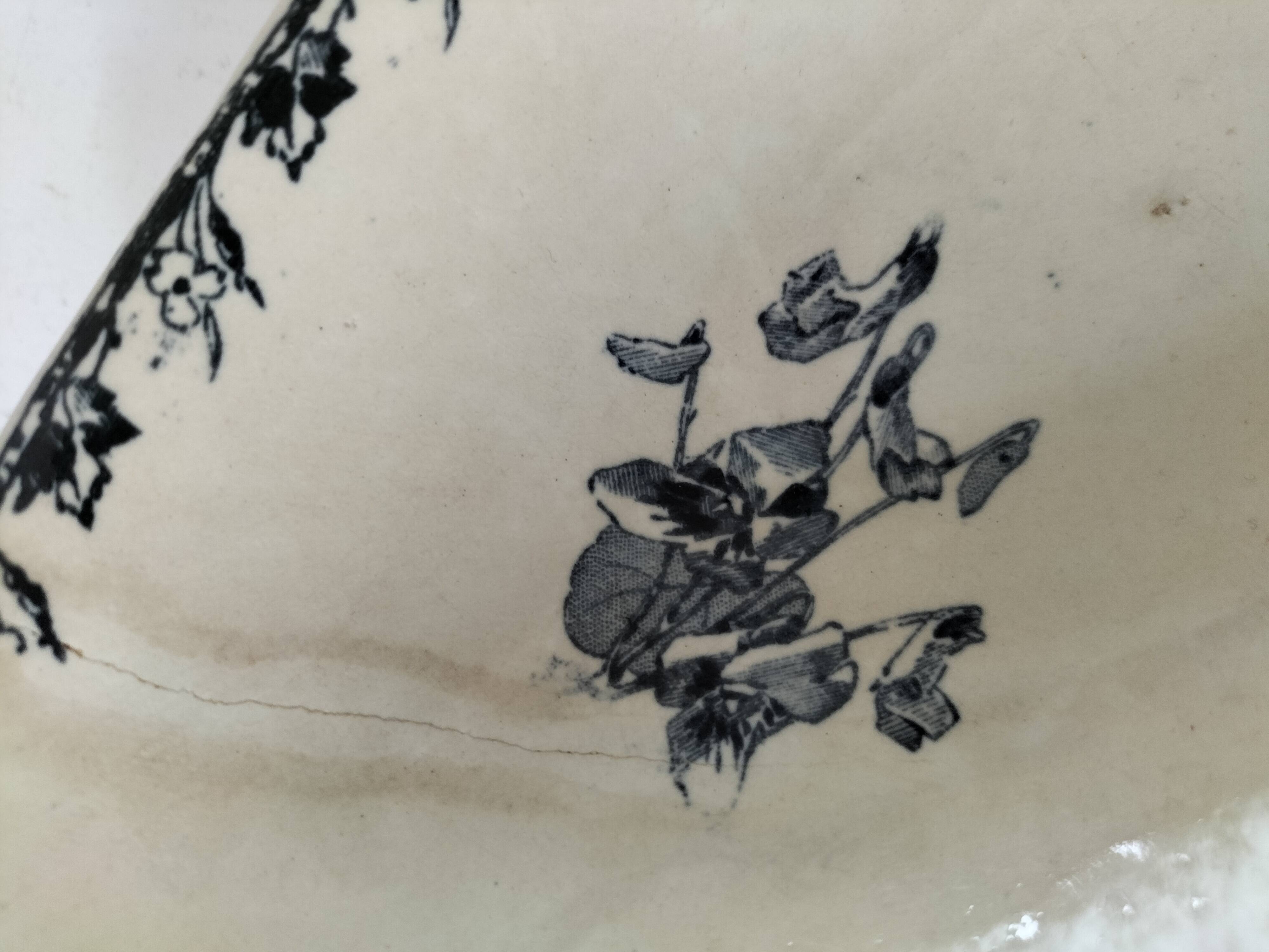 Old Sarreguemines dish – Stella model