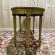 Banc - Banquette de piano en cannage et bois doré de style Louis XVI