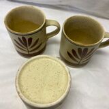 Set of 3 vintage espresso cups