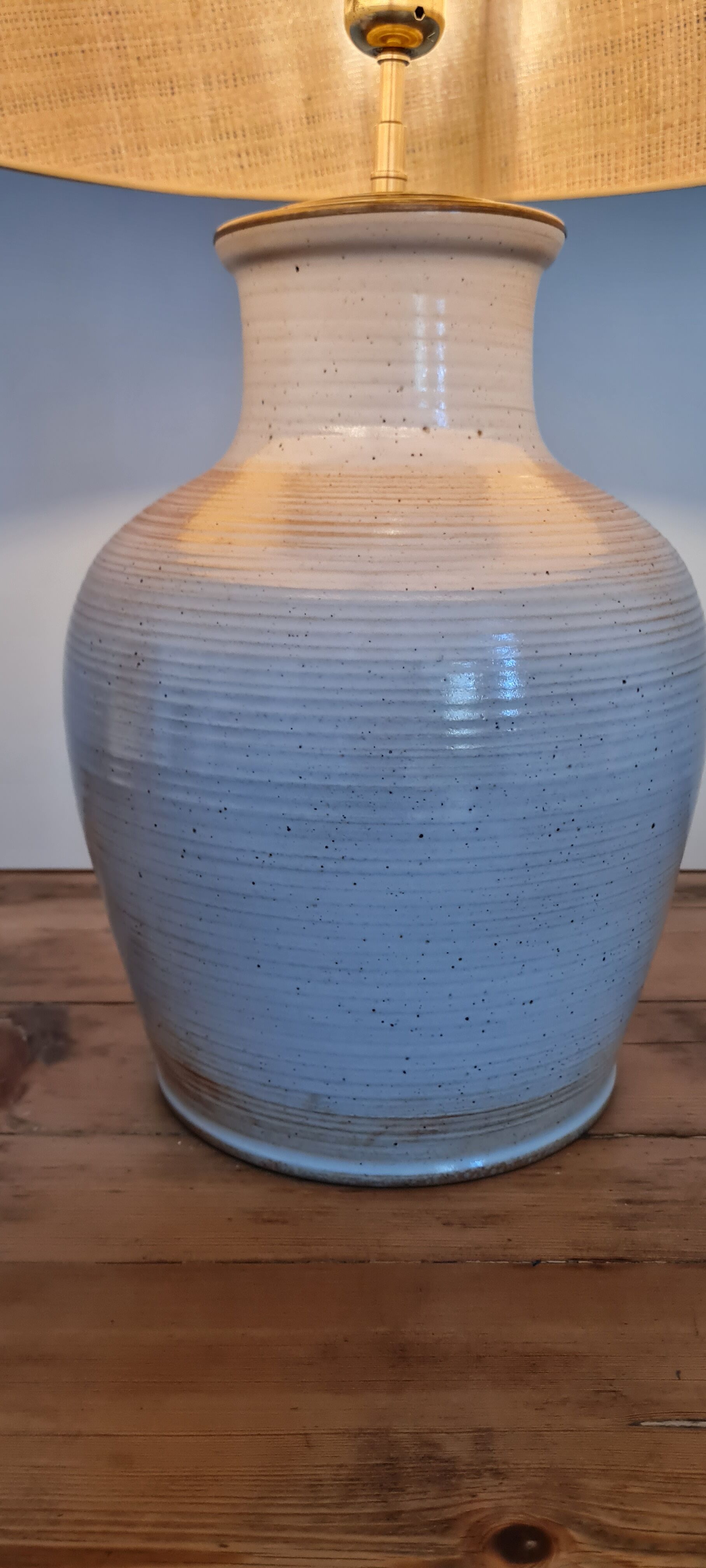 Circa stoneware lamp 50s