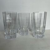 5 glasses in Sèvres crystal