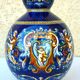 Large pitcher vase, Gien earthenware, Renaissance model, 1940s/50s.