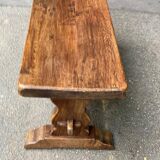 19th century solid oak farmhouse or monastery coffee table