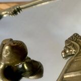 Small brass mirror - Art Deco style