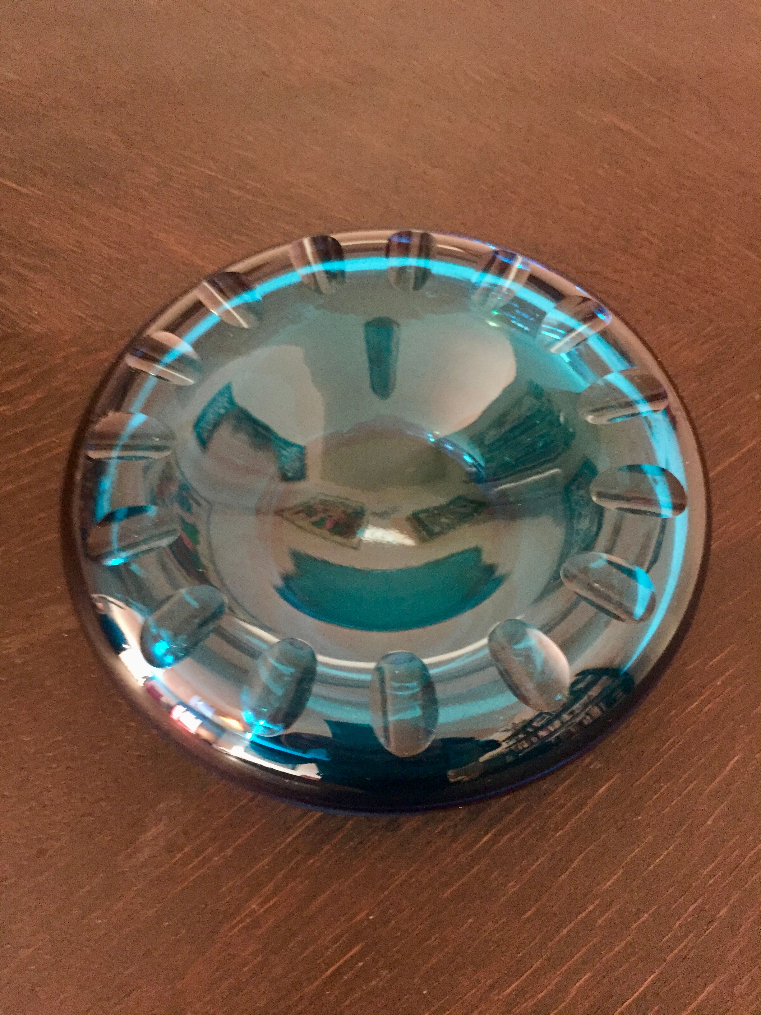 Cendrier en verre vintage Marc Newson