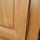 Cupboard door frame 121x97cm old wood paneled molded