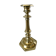 Candle holder / candlestick in golden brass 20s