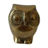 Chouette en laiton vintage