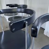 Set of 4 foldable chairs 'Soley', V. Hardarson for Kusch & Co, 80s