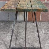 Folding workshop table