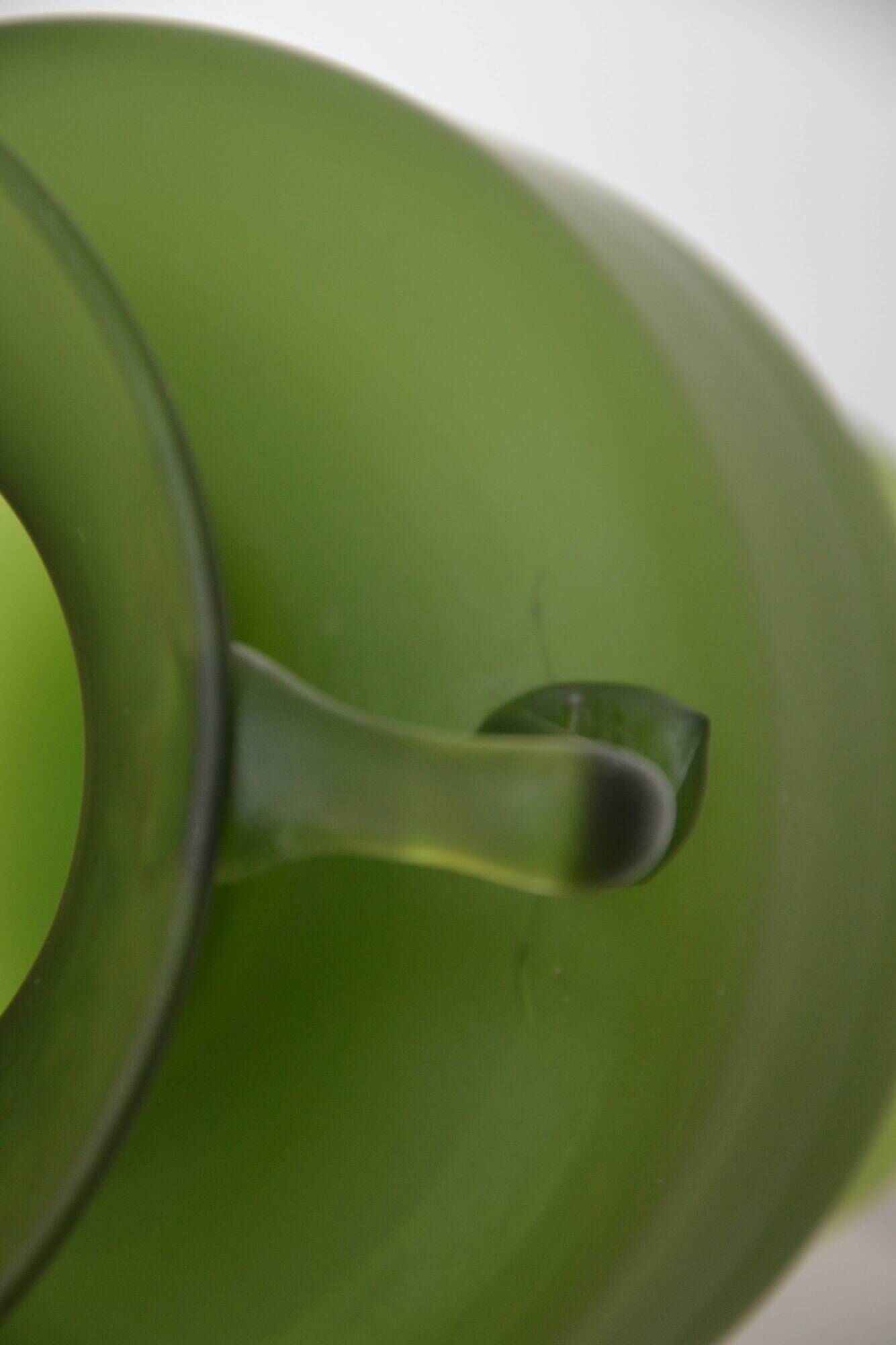 Vase made of glass paste