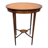 Antique English Oval Mahogany Side Table, from around 1900