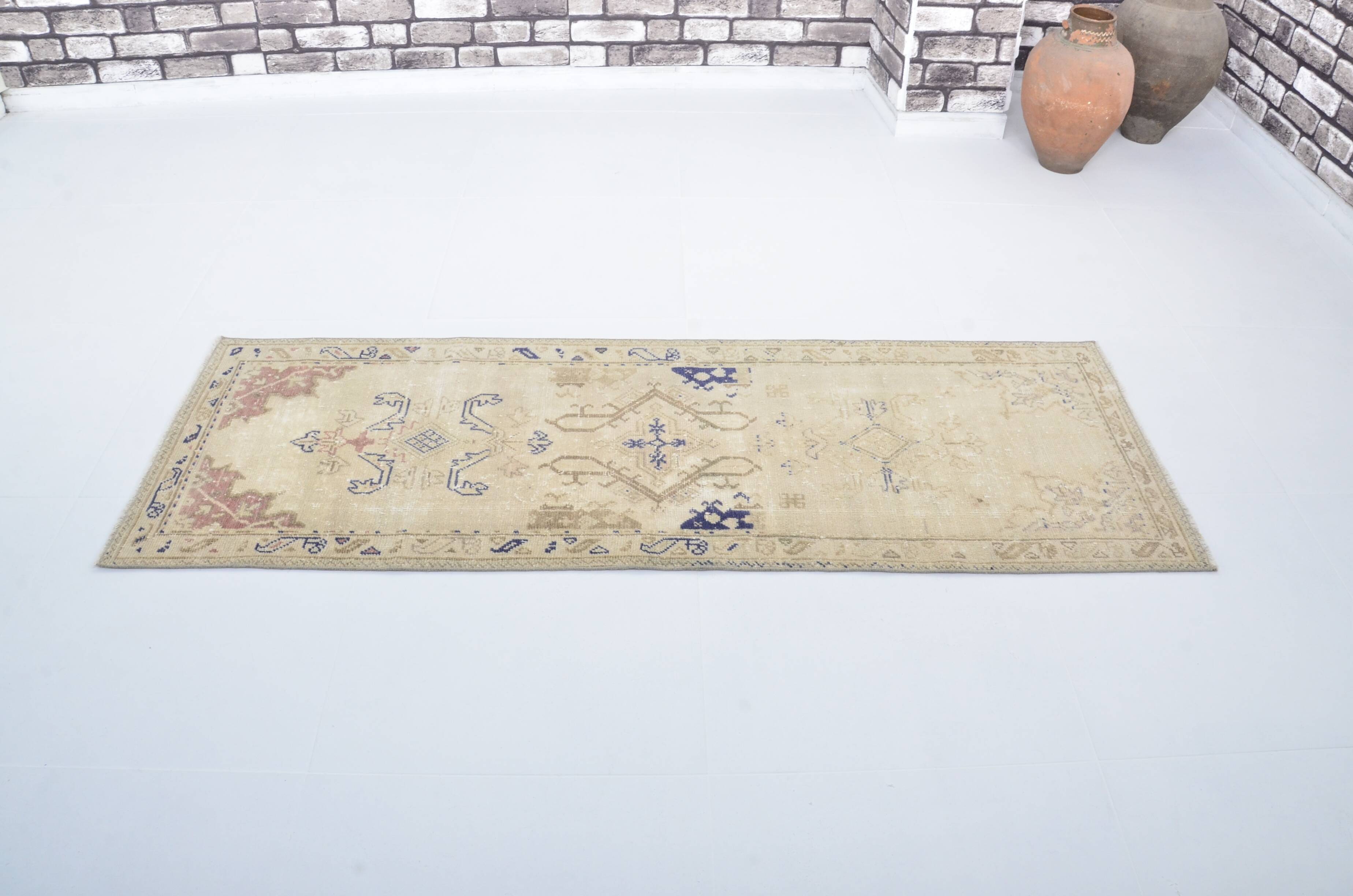 Decorative Oushak Vintage Wool Rug sku 3319
