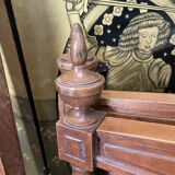 Walnut bed 120x190 cm