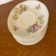 9 Limoges Haviland porcelain saucers or saucers with floral motifs.