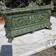 Antique enamelled cast iron planter in the Napoleon III style.