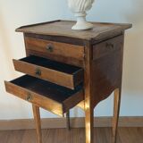 Bedside table with secret drawer