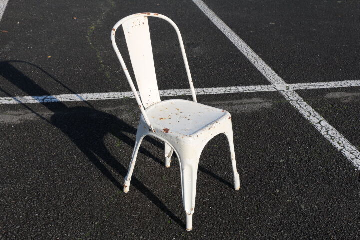 White Tolix A chair, 1950