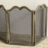 Three-leaf fire screen, fireplace accessory