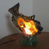 Lamp " fish " Vallauris 60s