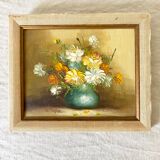 Painting bouquet of flowers