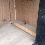 Lacquered oak bookcase 1860