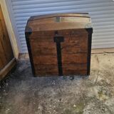 Vintage wooden trunk