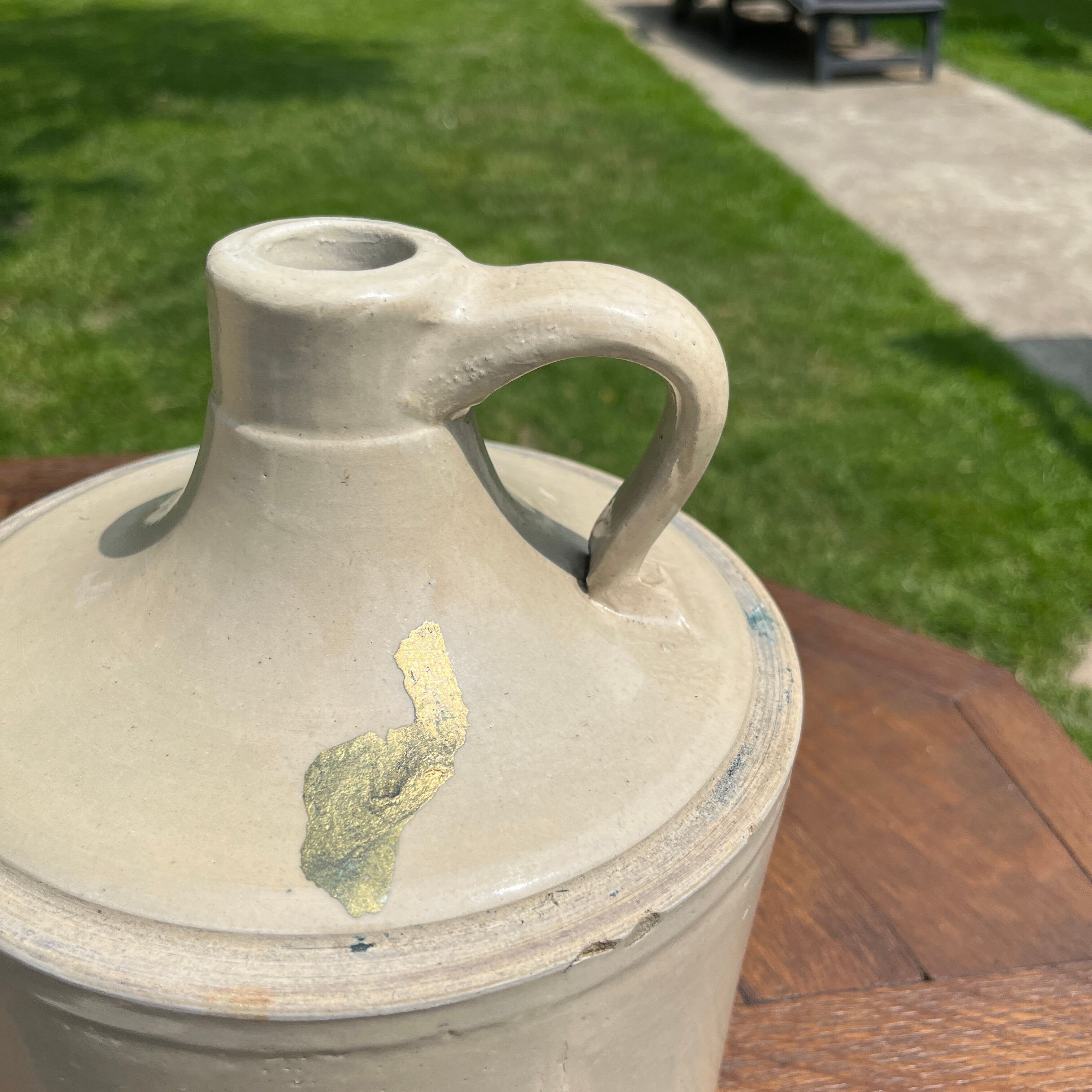 Set of 3 beige ceramics