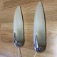 Paire d'appliques en verre design 1950.