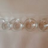 4 Lever water glasses