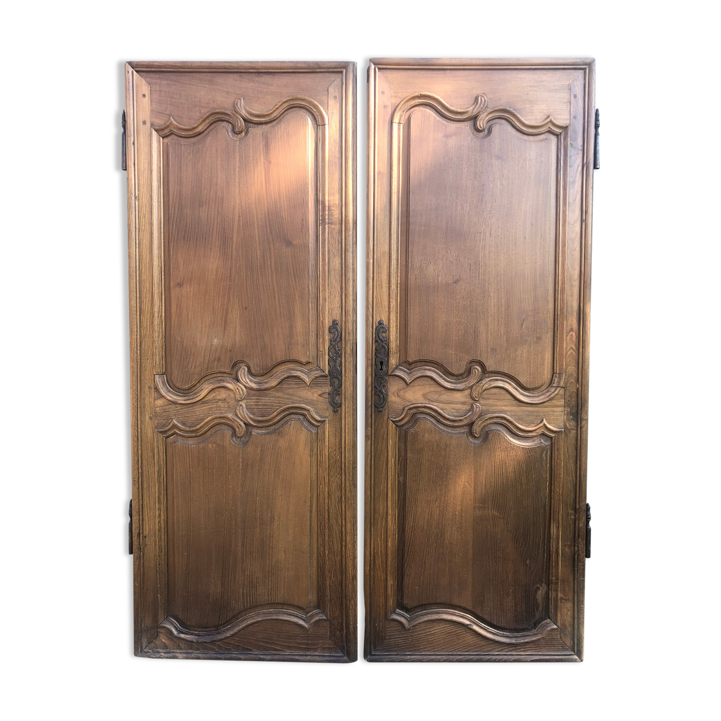 Antique oak doors