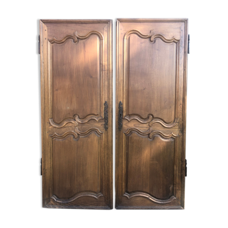 Antique oak doors