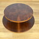 Art-Deco pedestal table in walnut 1940