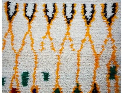 Colorful Berber Carpet 207 X 74cm