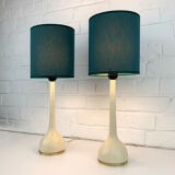 Pair of Scandinavian table lamps B44 Hans-Agne Jakobsson, Markaryd Sweden, 1960