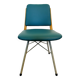 Chaise de salle à manger turquoise par TON, Tchécoslovaquie 1960