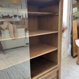 XXL oak display cabinet