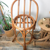 Wooden bistro set dime turned Thonet style