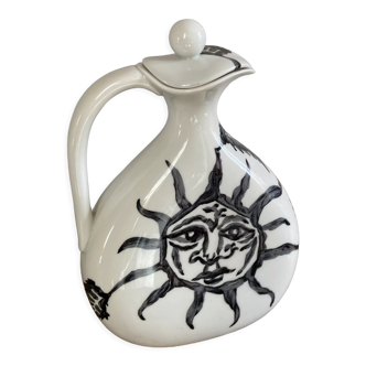Jean Lurcat porcelain decanter for Haviland Limoges