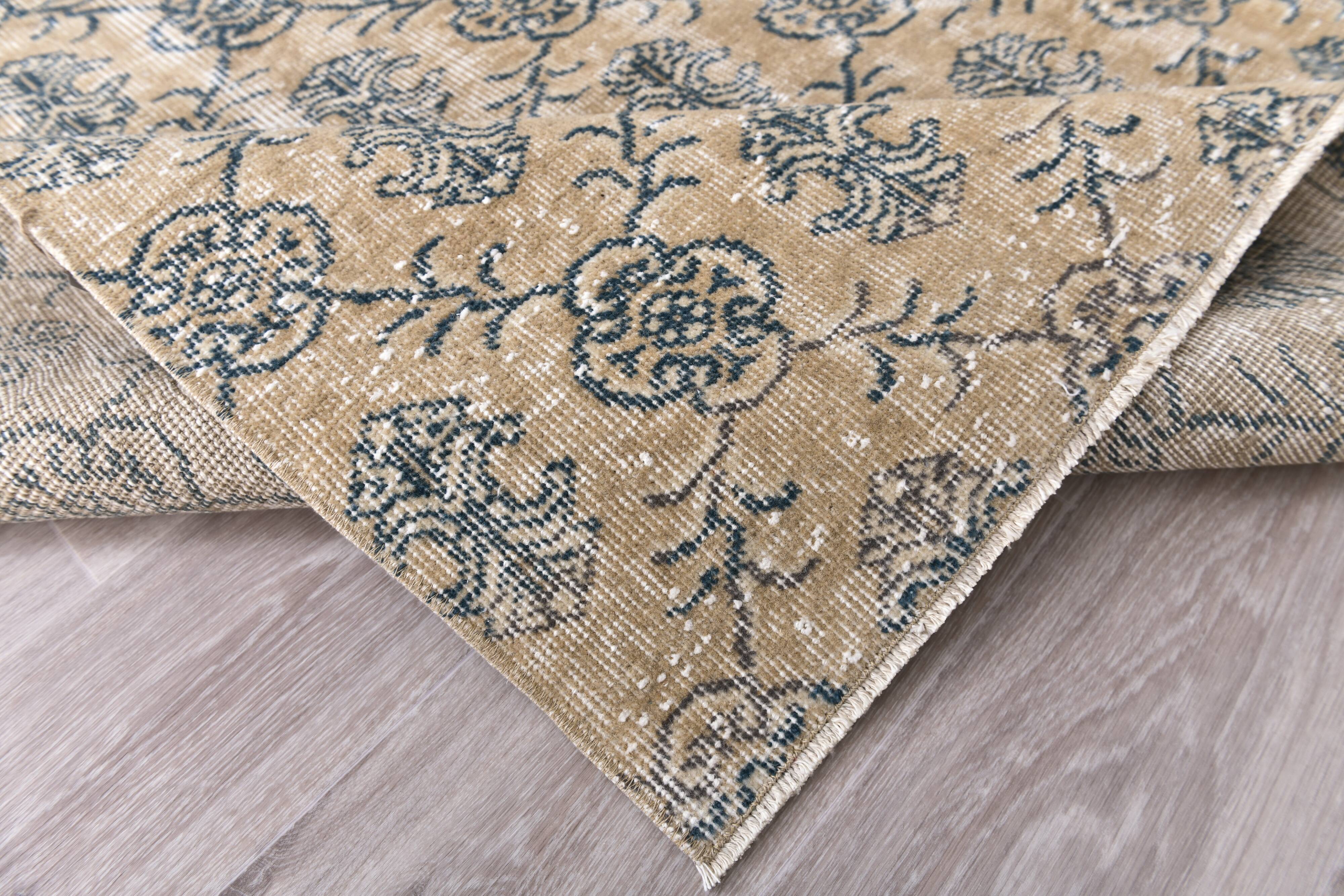 Light Mustard & Black Turkish Rug 215x296Cm SK 240852