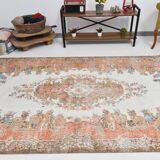 Orange & Beige Vintage Area Rug 174x283Cm SK 21610