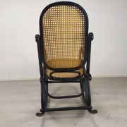 Rocking-chair curved wood