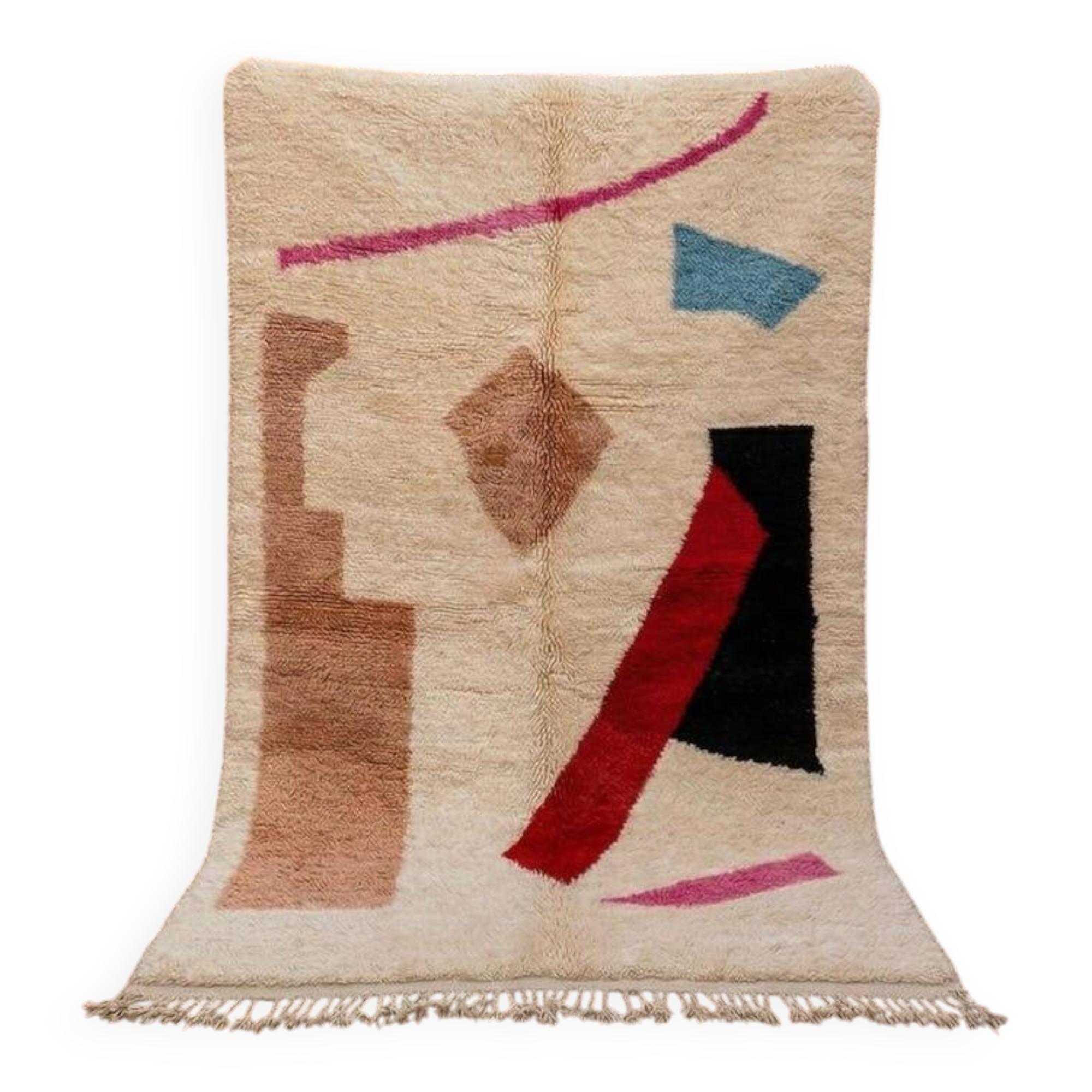 Pure wool rug size 140/260 cm