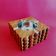 Cendrier vintage marquetry design