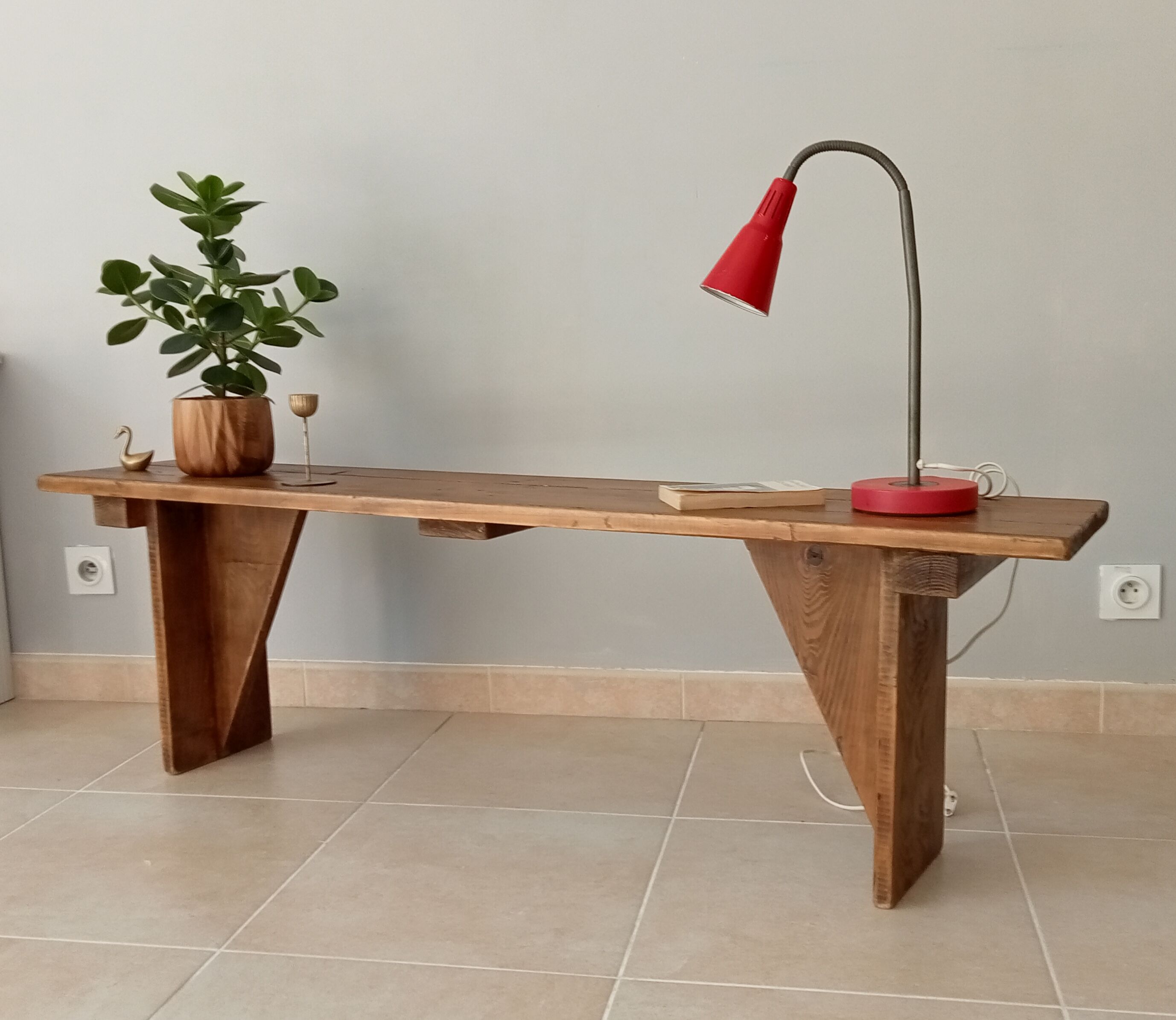 Vintage country bench 70s